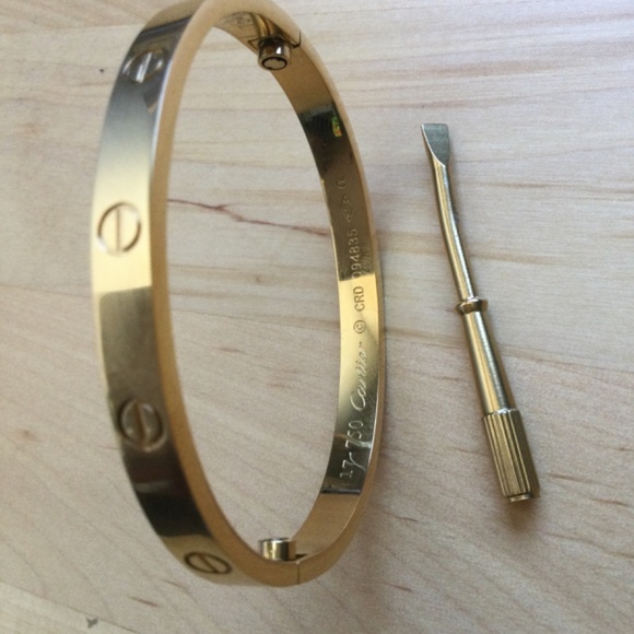 Cartier Gold Bracelet - Picture 10 of 12